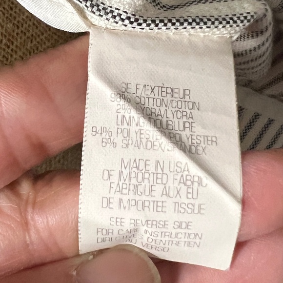 Theory Pinstripe Open Front Lanai Canvas Blazer - Picture 7 of 9